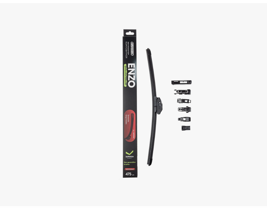 Щетка ст/очист. композит. SKYWAY Enzo 6 адаптеров для 10 типов крепл. в коробке 30см/12