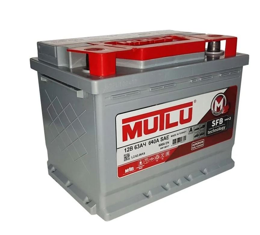 Аккумулятор MUTLU 63 А/ч пр.п (L2.63.064 B-12V 63 640 (EN), 56301)