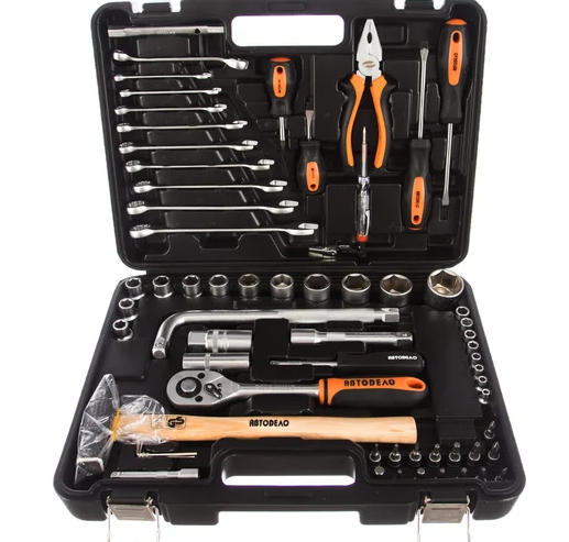 Набор инструмента 64 предмета АвтоДело 1/2