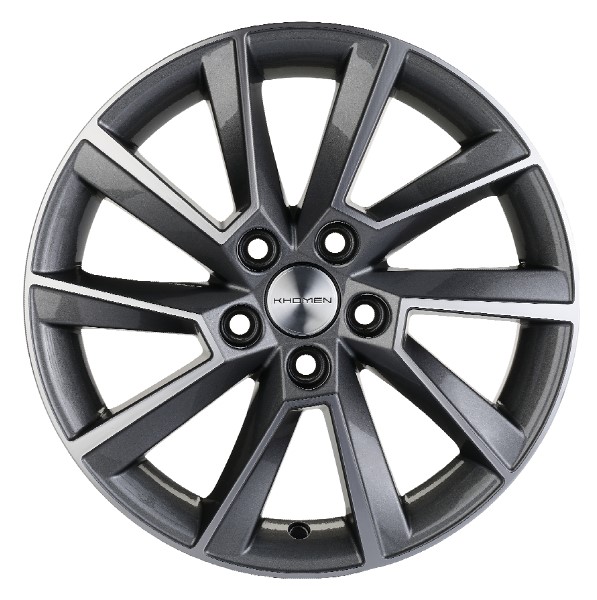 диски KHOMEN KHW1507 (15 Polo) 6,0xR15 5x100 57,1 40 GRAY-FP